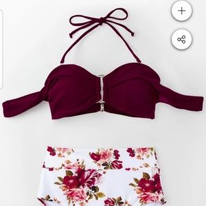 Cupshe Swim - NWT Cupshe Romantic High Waisted Bikini Cupshe Swim - NWT Cupshe Romantic High Waisted Bikini